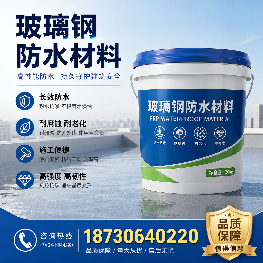 专家解析:玻璃钢防水材料的市场前景分析在 安顺